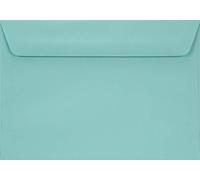 Netuno 25 enveloppes bleu clair C6 114 x 162 mm 90g Burano Azzurro enveloppe couleur enveloppes colorées pour faire-part lettres cartes de vœux invitations mariage anniversaire cartes postales