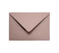 Netuno 25 enveloppes brun clair 125 x 175 mm 120g Crush Almond enveloppes écologiques colorées enveloppes de haute qualité enveloppes élégantes papier recyclé pour invitations cartes de vœux mariage