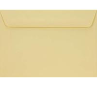Netuno 25 enveloppes crème C6 114 x 162 mm 90g Burano Camoscio enveloppe couleur enveloppes colorées pour faire-part lettres cartes de vœux invitations mariage anniversaire cartes postales