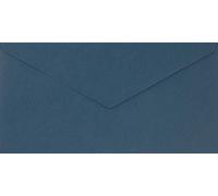 Netuno 25 enveloppes longues bleues DL 110x220mm 115g Sirio Color Blu enveloppes colorées décoratives enveloppes élégantes pour lettres invitations mariage Noël cartes de voeux documents
