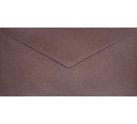 Netuno 25 enveloppes longues marron rouge DL 110x220mm 120g Keaykolour Port Wine enveloppes en papier recyclé enveloppes colorées recyclées pour cartes de vœux invitations mariage anniversaires Noël