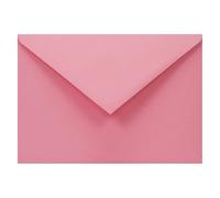 Netuno 25 enveloppes roses recyclées C6 114x162 mm 110g Woodstock Rosa rabat pointu enveloppes éco vintage eveloppes colorées pour mariage anniversaires Noël invitations cartes de voeux