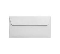 Netuno 25 enveloppes striées blanches DL 110 x 220 mm 120g Aster Laid White enveloppes longues élégantes papier texturé pour lettres invitations cartes de vœux mariage anniversaire documents factures