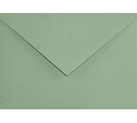 Netuno 25 enveloppes vertes C6 114 x 162 mm 120g Keaykolour Matcha Tea enveloppe faire-part enveloppes colorées en papier recyclé pour cartes de vœux invitations anniversaires Noël