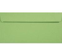 Netuno 25 enveloppes vertes DIN Long 110 x 220 mm 120g Créatives enveloppes longues Apple en recyclage de haute qualité, enveloppes vertes de luxe, enveloppes élégantes pour invitations en papier