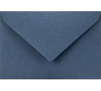 Netuno 25 petites enveloppes bleues C7 80 x 120 mm 115g Sirio Color Blu mini-enveloppes colorées enveloppe pour cadeau d’argent cartes de visite carte cadeau cartes remerciements