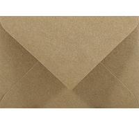 Netuno 25 petites enveloppes kraft C7 81x114 mm rustiques naturelles | 100g papier kraft naturel · enveloppes robustes raffinées pour marque-places, étiquettes, cartes de visite & cartes cadeaux