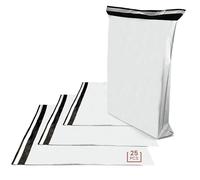 Netuno 25 pochettes d'expédition 240 x 325 mm sac plastique expédition pochettes en film sacs d'expédition en plastique sacs d'envoi colis enveloppes plastiques opaques sac transport autocollant