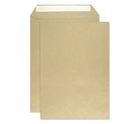 Netuno 250 enveloppes d’expédition brunes C4 229x324mm 90g grandes pochettes d’expédition sans fenêtre enveloppes commerciales grand format pour lettre a4 documents factures contrats enveloppe postale