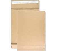 Netuno 250 pochettes d'expédition à soufflets brunes B4 250 x 353 mm 130g pochettes à soufflets extensibles grandes enveloppes expédition pour livres documents grande enveloppe soufflet fond pincé