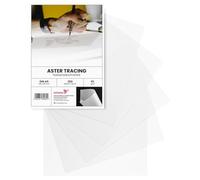 Netuno 250x papier calque imprimable A5 148x210mm 93g Aster Tracing papier transparent à dessin à imprimer pour bricolage cartes d'invitation scrapbooking intercalaires architecture loisirs créatifs