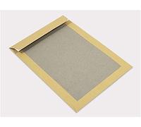 Netuno 25x pochettes d'expédition brunes C4 229×324 mm 400g enveloppe grande avec dos en carton gris enveloppes d'expédition rabat droit adhésif avec bande détachable à dos en carton