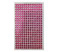 Netuno 260 pierres scintillantes couleur fuchsia 6mm autocollants pour bricolage perles autocollantes strass autocollants perles de maquillage autocollants scintillantes pour décoration artisanat