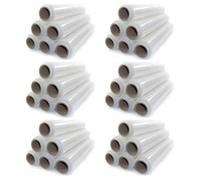 Netuno 36 rouleaux de film étirable transparent 23 microns 500mm 1,5kg film pour palettes emballage étirable rouleau de plastique extensible pour emballer protection plastique emballage déménagement