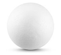 Netuno 5 Boules en polystyrène 12 cm Boules à décorer Boule polystyrène Blanche pour décorations Noël travaux manuels DIY Bricolage Loisirs créatifs Boule de Noël