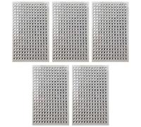 Netuno 5 x 260 pierres scintillantes transparentes 6 mm autocollants pour bricolage perles autocollantes strass autocollants perles de maquillage autocollants scintillantes pour décoration artisanat