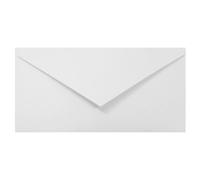 Netuno 50 enveloppes blanches DL 110x220 mm pour mariage | 100g · enveloppes élégantes pour baptême, communion, faire-part, invitations, confirmation & cartes de vœux