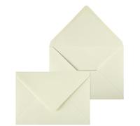 Netuno 50 enveloppes côtelées couleur ivoire C5 162 x 229 mm 160g grande enveloppe texturée enveloppes élégantes pour documents A5 lettres mariage anniversaire Noël invitations cartes de voeux