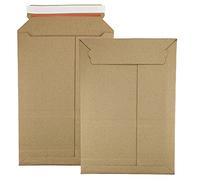 Netuno 50 enveloppes d'expédition marron B4+ 265 x 355 mm 354g enveloppe carton rigide pochettes d'expédition en carton ondulé emballage pour livres documents catalogues photos calendriers