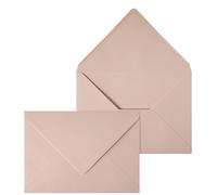 Netuno 50 enveloppes élégantes couleur rose pâle C5 162 x 229 mm 115g grande enveloppe rabat pointu enveloppes colorées pour documents A5 lettres mariage anniversaire Noël invitations cartes de voeux
