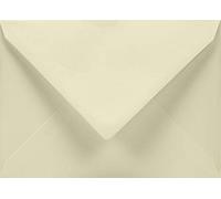 Netuno 50 enveloppes ivoires C5 162 x 229mm 120g Aster Smooth Ivory enveloppes grandes rabat pointu enveloppes élégantes de haute qualité pour cartes de vœux invitations mariage Baptême anniversaires