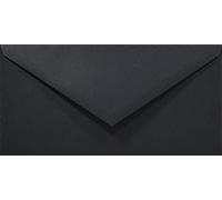 Netuno 50 enveloppes longues noires DL 110x220mm Rainbow 80g rabat pointu collage humide enveloppes colorées enveloppes décoratives pour invitations mariage Noël cartes de voeux anniversaire fêtes