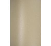 Netuno 50 feuilles de papier cartonné nacré sable A5 148x210 mm | 250g Majestic Sand · papier perlé épais élégant pour faire-part, marque-places, menus de mariage, scrapbooking et décoration