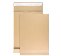 Netuno 50 pochettes d'expédition à soufflets brunes C4 229 x 324 mm 130g pochettes à soufflets extensibles grandes enveloppes expédition pour livres documents grande enveloppe soufflet fond pincé