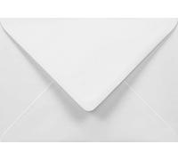 Netuno 500 enveloppes blanches B6 125 x 175 mm 100g enveloppes commerciales rabat pointu enveloppe élégante pour lettres d'affaires baptême première communion mariage invitations anniversaires