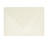 Netuno 500 enveloppes crèmes nacrées B6 125x175mm Aster Metallic Cream rabat pointu enveloppes nacrées enveloppes brillantes métallisées pour invitations anniversaires mariage cartes de vœux Noël