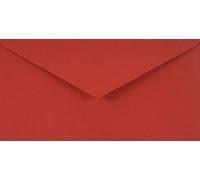 Netuno 500 enveloppes longues rouges DL 110x220mm 115g Sirio Color Lampone enveloppes colorées décoratives enveloppes élégantes pour lettres invitations mariage Noël cartes de voeux documents