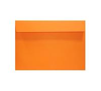 Netuno 500 enveloppes oranges C5 162 x 229 mm Design 120g rabat droit grandes enveloppes colorées pour cartes d'invitation anniversaire lettres A5 brochures documents cartes de vœux factures