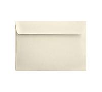 Netuno 500 enveloppes striées écrues C5 162 x 229 mm 120g Aster Laid Ivory grandes enveloppes élégantes papier texturé pour lettres invitations cartes de vœux mariage anniversaire Noël documents