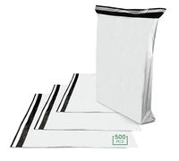 Netuno 500 pochettes d'expédition 550 x 750 mm sac plastique expédition pochettes en film sacs d'expédition en plastique sacs d'envoi colis enveloppes plastiques opaques sac transport autocollant
