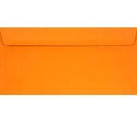 Netuno 500x enveloppe longue orange DL 110x220mm rabat droit Burano Arancio Trop 90g enveloppes élégantes décoratives de haute qualité pour cartes de vœux invitations mariage anniversaire Noël