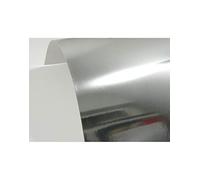 Netuno 50x carton argenté effet miroir A5 148 x 210 mm 225g Mirror Silver papier cartonné métallisé papier cartonné miroir carton brillant pour scrapbooking décorations travaux manuels bricolage