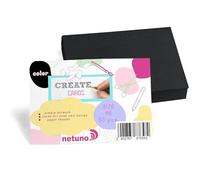 Netuno 50x carton bristol noir A6 105x148mm 250g cartes vierges colorées carton de bricolage fiches cartes en papier cartonné DIY fiche bristol A6 papier cartonné créatif pour bricoler invitations