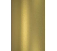 Netuno 50x papier nacré or véritable A5 210 x 148 mm 120g Majestic Real Gold papier perlé papier brillant papier décoratif pour invitations cartes de vœux Noël mariage anniversaire papier de bricolage