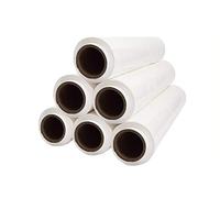Netuno 6 rouleaux de film étirable blanc 23 microns 500mm 1,5kg film pour palettes emballage étirable rouleau de plastique extensible pour emballer colis protection plastique emballage déménagement