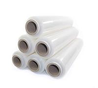 Netuno 6 rouleaux de film étirable transparent 23 microns 500mm 2,5kg film pour palettes emballage étirable rouleau de plastique extensible pour emballer protection plastique emballage déménagement