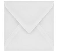 Netuno Aster Tracing Lot de 100 enveloppes carrées semi-transparentes - Blanc - 17 x 17 cm - 112 g - Sans collage - Aspect parchemin - Transparent et élégante