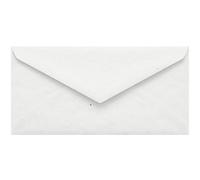 Netuno Flora Anice - Lot de 500 enveloppes Ecru DL - 11 x 22 cm - 130 g - Élégantes enveloppes recyclées pour invitations, cartes de remerciement, cartes de vœux