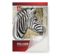 Netuno Folaser 10x film autocollant transparent A3 297x 420 mm film laser brillant grand format pour imprimante papier autocollant imprimante laser film polyester transparent brillant autocollant