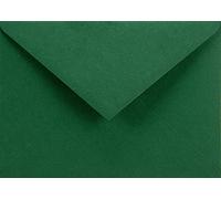 Netuno Lot de 100 enveloppes en papier Sirio Color Foglia - Vert foncé - Format C6 - 114 x 162 mm - 115 g - Pour mariage, anniversaire, baptême, Noël, invitation, cartes d'anniversaire, cartes de Noël