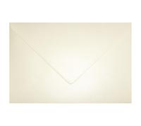 Netuno Lot de 100 enveloppes nacrées crème - DIN C5 - 162 x 229 mm - 120 g - Aster métallisé crème nacré - Jolies grandes enveloppes métallisées et brillantes pour cartes d'invitation, cartes de