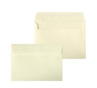 Netuno Lot de 20 enveloppes Ivoire - DIN C5 - 16,2 x 22,9 cm - 120 g - Élégantes enveloppes A5 - Pour mariage, Noël, invitations de lettre - Qualité supérieure - Crème C5