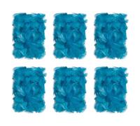 Netuno Lot de 900 plumes décoratives turquoise, turquoise, 60 g, plumes de duvet colorées pour bijoux, travaux manuels, décoration, Pâques, Noël