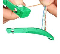 Network Cable Untwist Tool, Wire Separator for Network Cables, Engineer Wire Straightener,Twisted Pair Cable Tool, Telephone Wire Pair Separator, Network Cable Twisted Wire Separator,