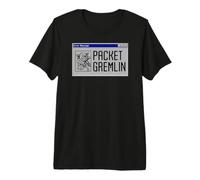 Network Engineer Packet Gremlin Error Message T-Shirt Haut de Gamme