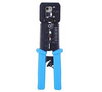 Network Wire Cermper Cable Striping Crystal Head Tripping Trippliers Multi-Fonction Professional Tool High-Durness Steel Ergononic Great Let RJ45 RJ11 RJ12 Connecteurs